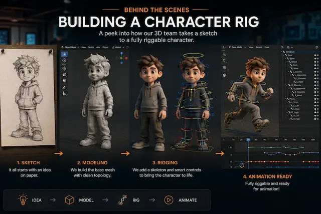 Behind the Scenes: Building a Character Rig